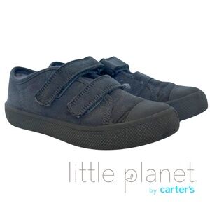 GRAY CARTERS COZY SUEDE SLIP-ON-SNEAKERS, TODDLER BOYS SIZE 8